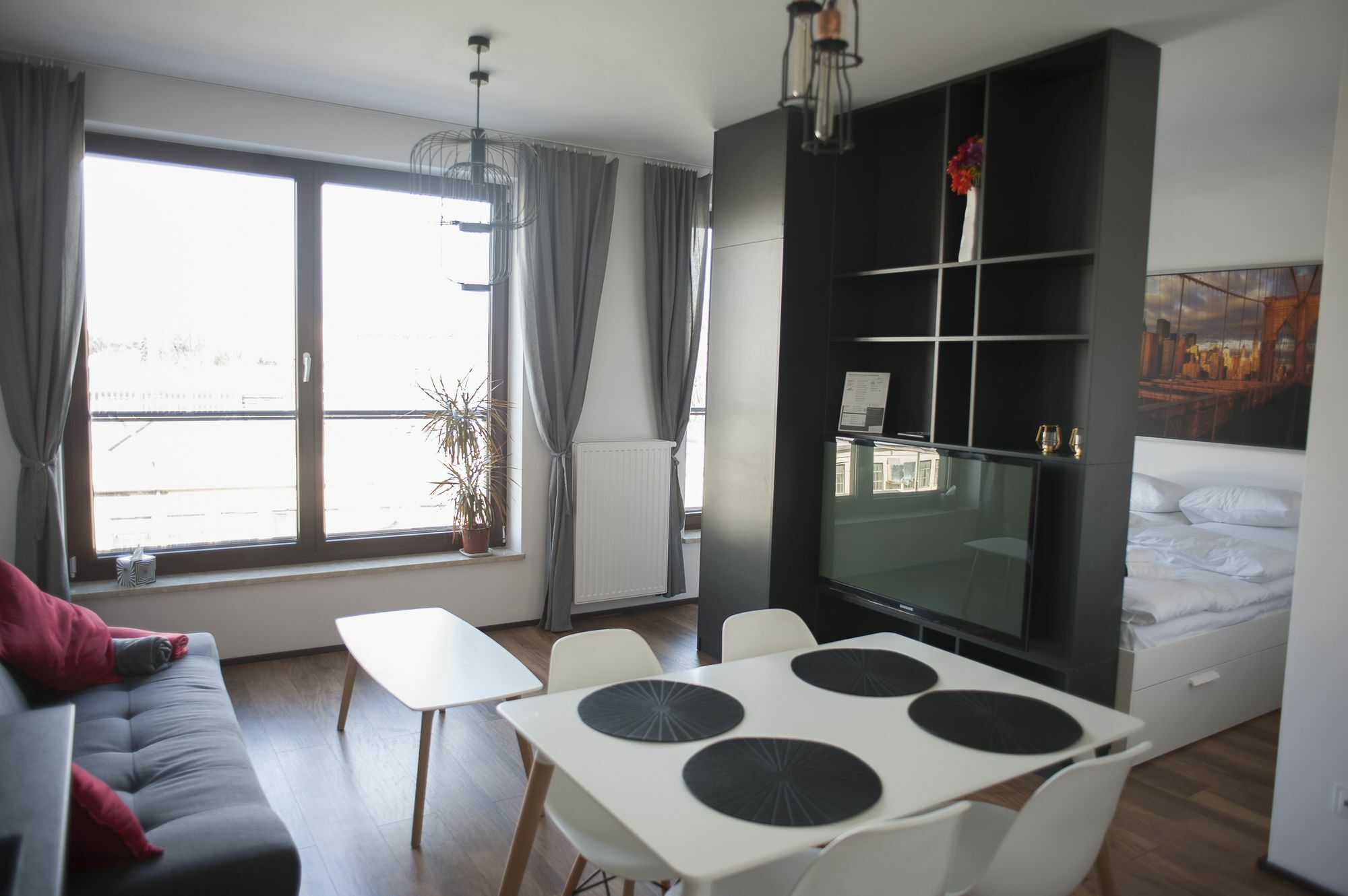 Warsaw Night Apartments Siedmiogrodzka מראה חיצוני תמונה